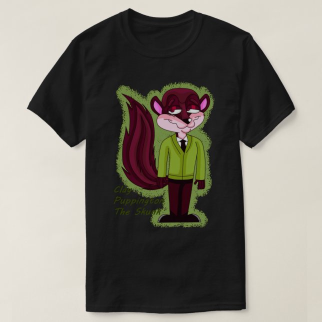 Camiseta Moral-Orel-Puppington-The-Skunk (Frente do Design)