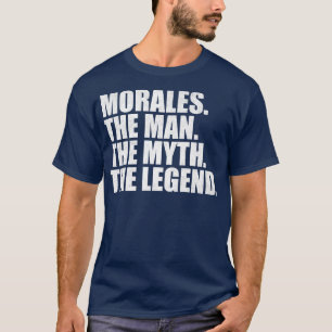 Camiseta MoralesMorales Nome da família Morales sobrenome M