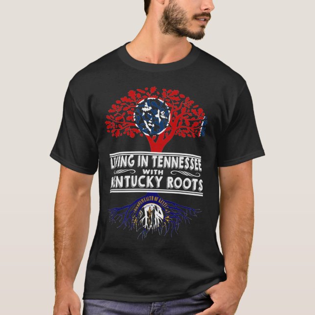 Camiseta Morando no Tennessee com Kentucky Roots (Frente)