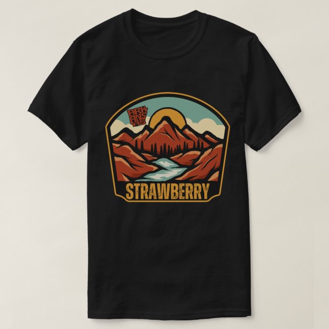 Camiseta Morango, Arkansas (Frente do Design)