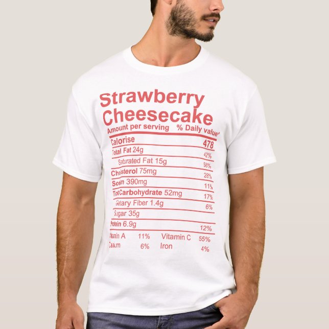 Camiseta Morango Cheesecake (Frente)