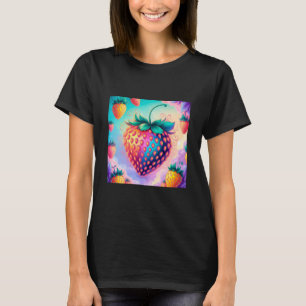 Camiseta Morango colorido