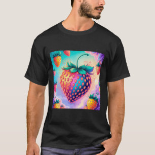 Camiseta Morango colorido