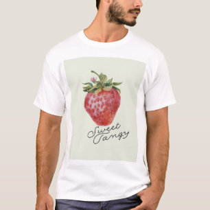 Camiseta Morango ; Doce & Azedo
