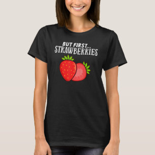 Camiseta Morango Fruta Jardineiras Sementes Morango