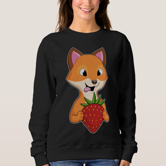 Camiseta Morango Fruta Raposa (Frente)