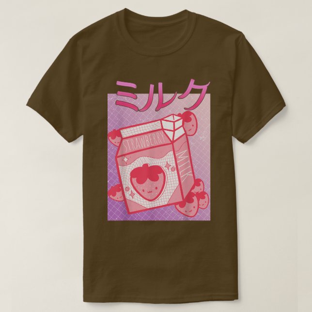 Camiseta Morango Japonês Morango Morango Agita 90 Japa (Frente do Design)