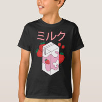 Morango Leite Animes Merch Japão Morangos