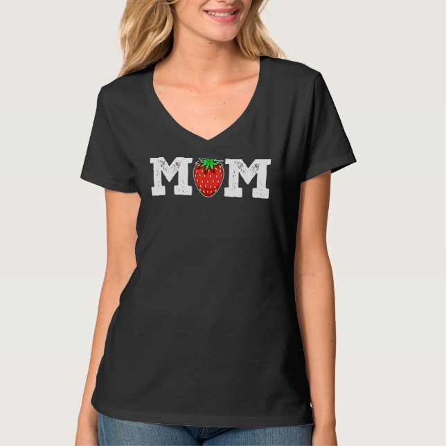 Camiseta Morango Mãe Fruta Fruitário Berr (Frente)