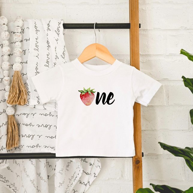 Camiseta Morango ONE Aniversário (Criador carregado)