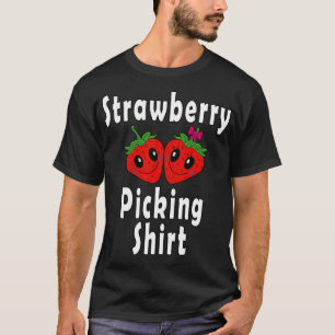 Camiseta Morango Picando Morangos Apaixonados Custa Engraça