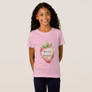 Camiseta Morango Rosa Fruta Doce
