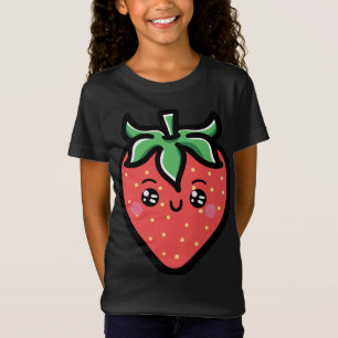 Camiseta Morango Rosto Berry Fruitário Morangos Frutos