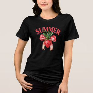 Camiseta Morango Víbias de Verão