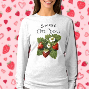 Camiseta Morangos Antigos - Doce Por Você