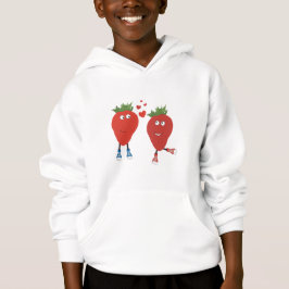 Camiseta Morangos Engraçados E Bonitos Apaixonados