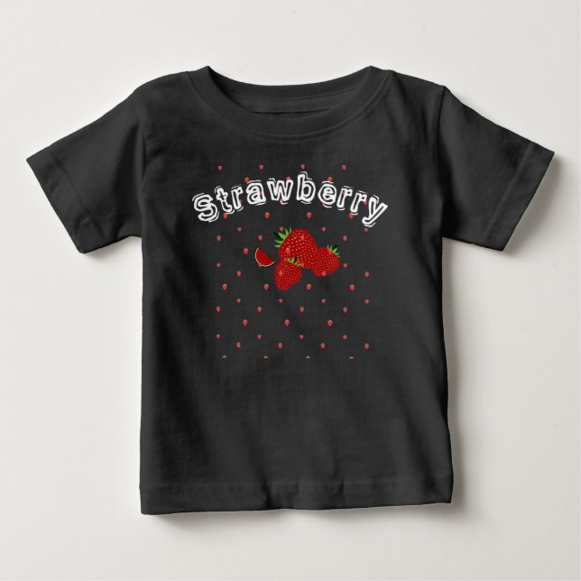 Camiseta Morangos Fofos de Verão  (Frente)