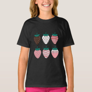 Camiseta Morangos Morangos Amante Frutas Agricultores Jardi