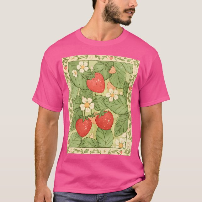 Camiseta Morangos Para A Vida (Frente)