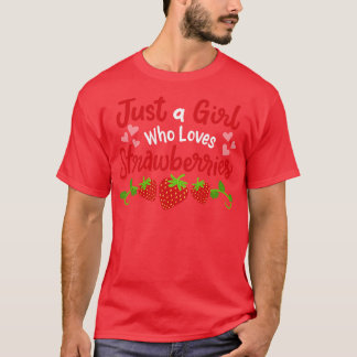 Camiseta Morangos Strawberry Lover