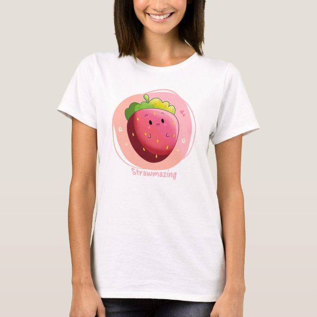 Camiseta Moranguito Fofa - MorangoIncrível (Frente)
