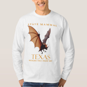 Camiseta Morcego-de-cauda-livre Mexicano do Território do T