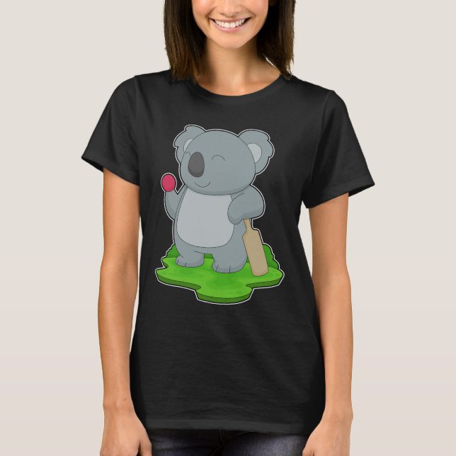 Camiseta Morcego de críquete Koala (Frente)