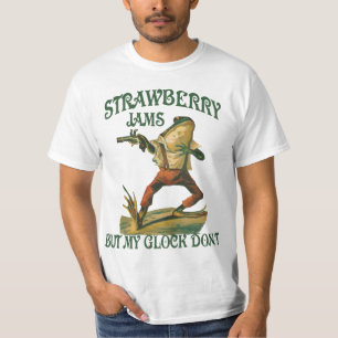 Camiseta Morcego de Morango, mas meu Glock não