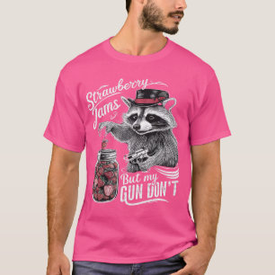 Camiseta Morcego De Morango Mas Minha Arma Não Enche O Fera