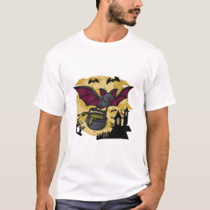 Camiseta Morcego Halloween
