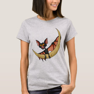 Camiseta Morcego na Lua