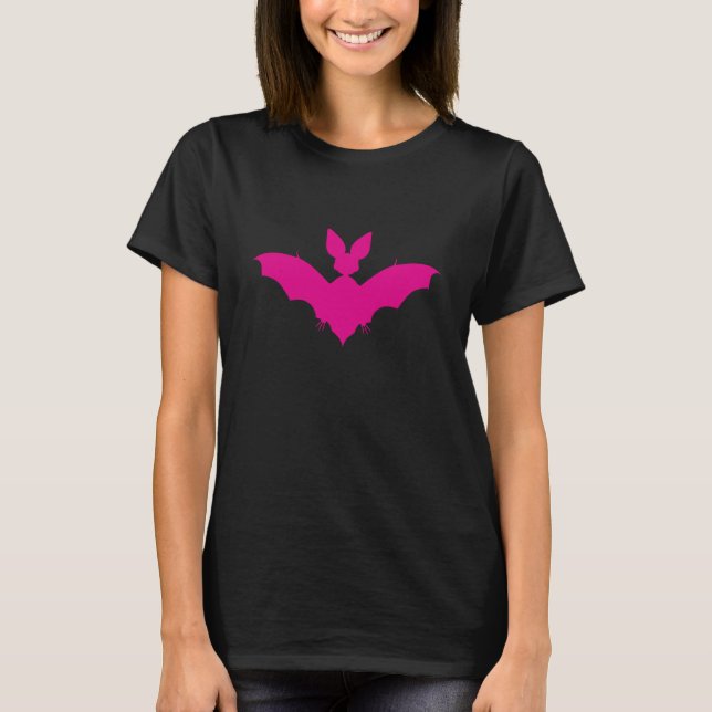 Camiseta Morcego Rosa (Frente)