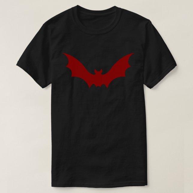 Camiseta Morcego Vampiro Gótico (Frente do Design)