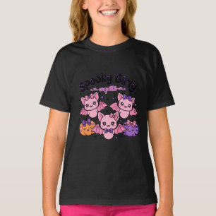 Camiseta Morcegos Cor-de-Rosa Arrepiante Feminino Arco Past