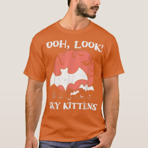 Camiseta Morcegos Olhem Os Gatinhos Do Céu