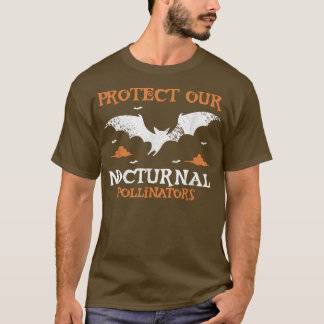Camiseta Morcegos Protegem Nossos Polinizadores Nocturnos B