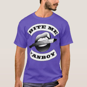Camiseta Morda-me Lábios de vampiro da Fanboy