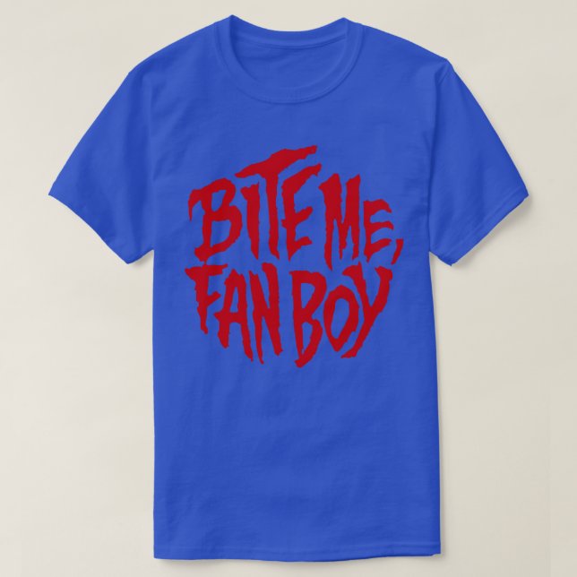 Camiseta Morda-me lóbi de fã (Frente do Design)