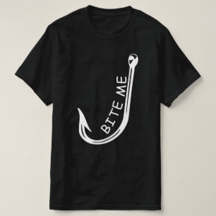 Camiseta morde-me pescando Fish Hook