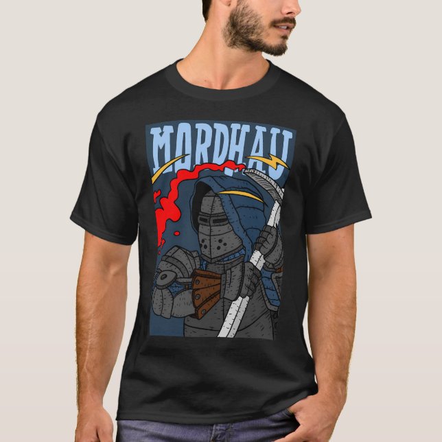 Camiseta Mordhau, A Corda Da Espada Do Cavaleiro. Vídeo Gam (Frente)
