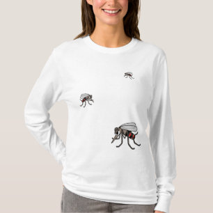 Camiseta mordida de mosquito