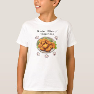 Camiseta Mordidas Douradas de Felicidade