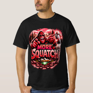 Camiseta More Squatch V2, Bigfoot,Sasquatch Forest Design