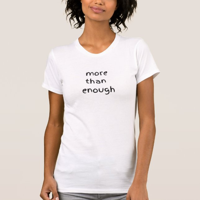 Camiseta More Than Enough™ para Mulheres SUD, Core (Frente)