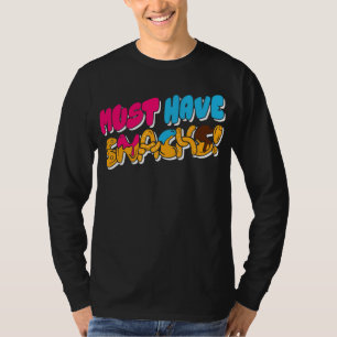 Camiseta Morejstu Merch Jstu Deve Ter Snacks