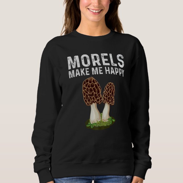 Camiseta Morel Mushroom For Men Women Mushroom Hunters (Frente)