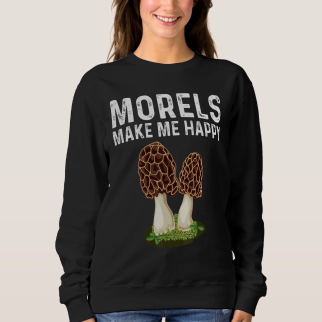 Camiseta Morel Mushroom For Men Women Mushroom Hunters (Frente)