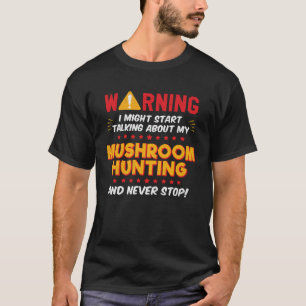 Camiseta Morel Mushroom Hunting Fungi Hunter Piada Gráfico