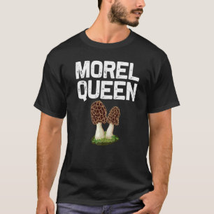 Camiseta Morel Mushroom Para Mulheres Caçadores De Cogumelo
