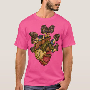 Camiseta Morel Mushroom Shirt Mens Morel Steampunk Mushroom
